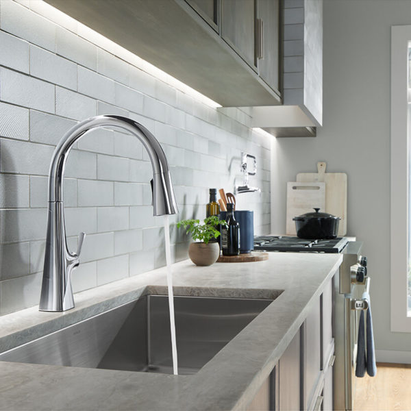 Graze Faucet in Polished Chrome