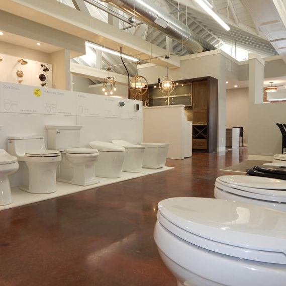 Huntington Showroom Green Art Plumbing Supply