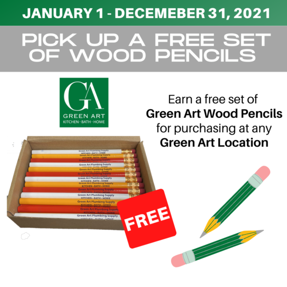 Pencils Green Art Promo